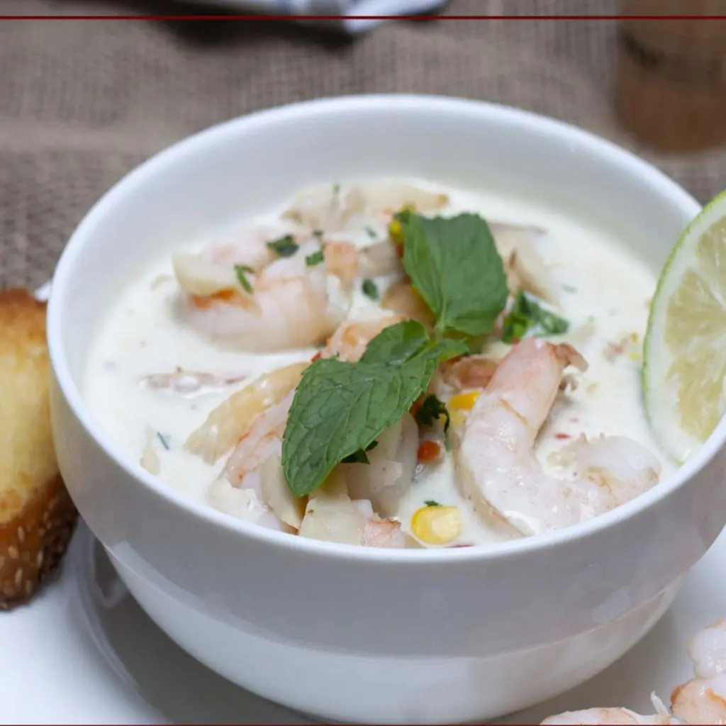 شوربة كريمة بحرية